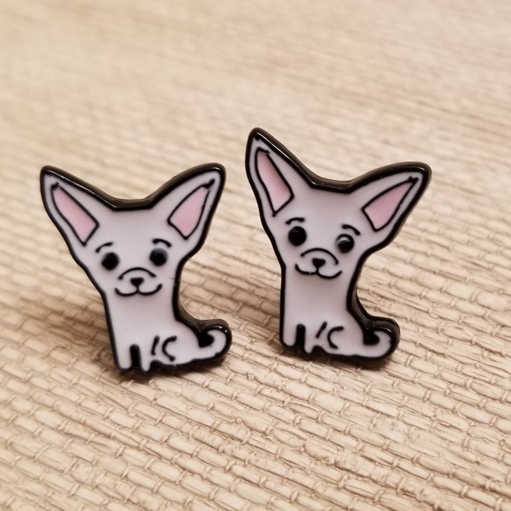 . chihuahua earrings